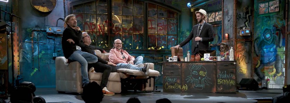 LA RESISTENCIA: Jose Mota, Florentino Fernández y Santiago Segura