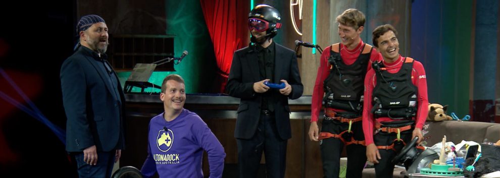 LA RESISTENCIA: Jordi Xammar, Flo Trittel, David Broncano, Ricardo Castella y Grison