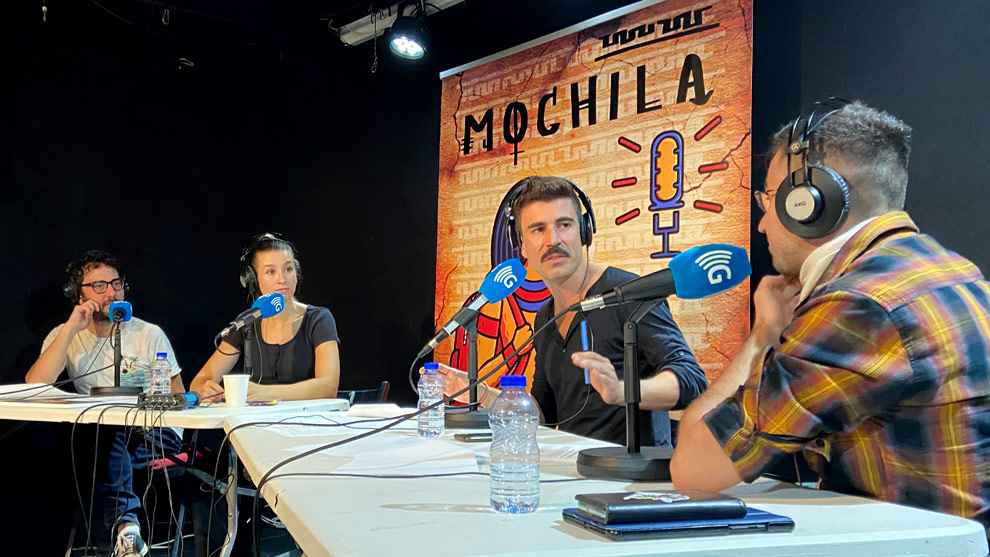 MOCHILA AL PASADO: Danny-Boy Rivera, Eva Soriano, Luis Fabra y Alberto Aparici