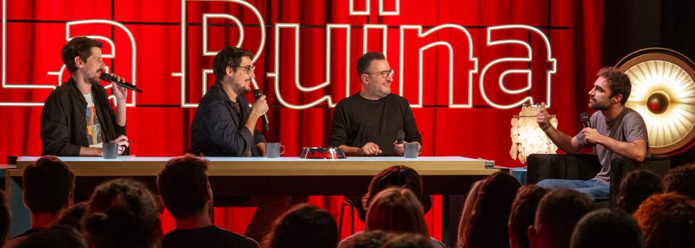 LA RUINA: Tomàs Fuentes, Ignasi Taltavull i Toni Soler