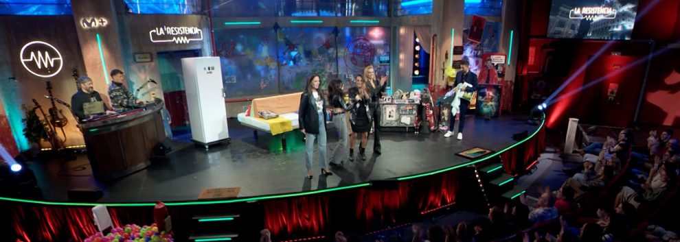 LA RESISTENCIA: Raquel Guerrero, María Hervás, Kira Miró, Paula Gallego y David Broncano