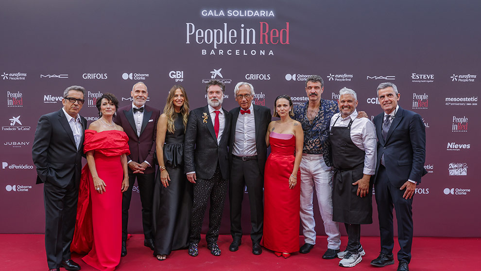 PEOPLE IN RED 2025: Andreu Buenafuente, Sílvia Abril, Àlex Corretja, Bonaventura Clotet, Martina Klein, Rigoberta Bandini