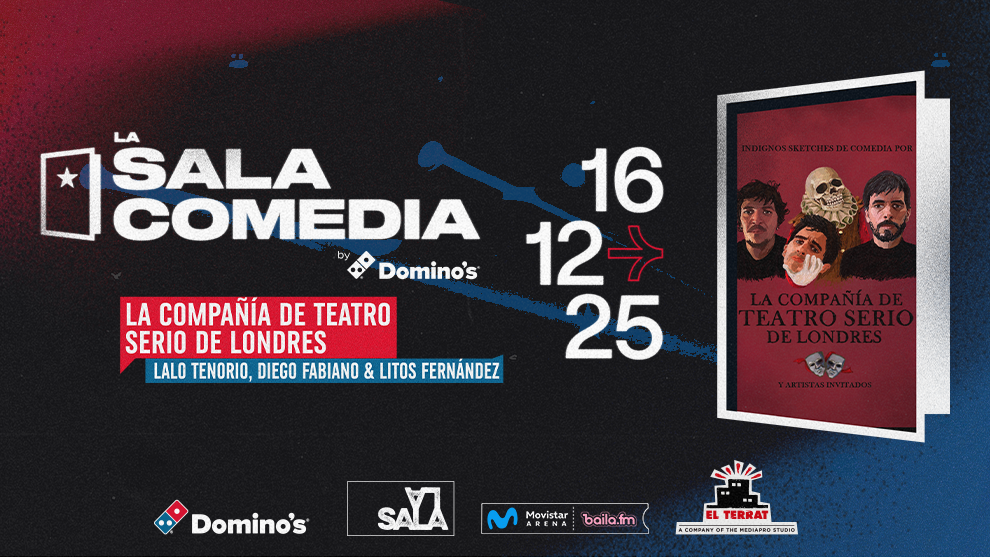 LA SALA COMEDIA BY DOMINO'S: Lalo Tenoriu, Diego Fabiano y Litos Fernández