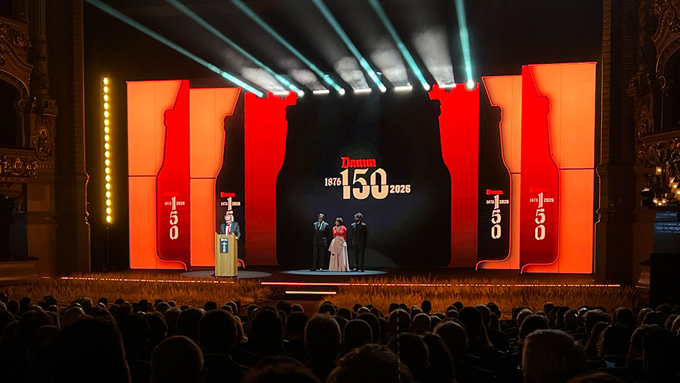 150 ANIVERSARI DAMM: Sílvia Abril, David Verdaguer, Demetrio Carceller Arce