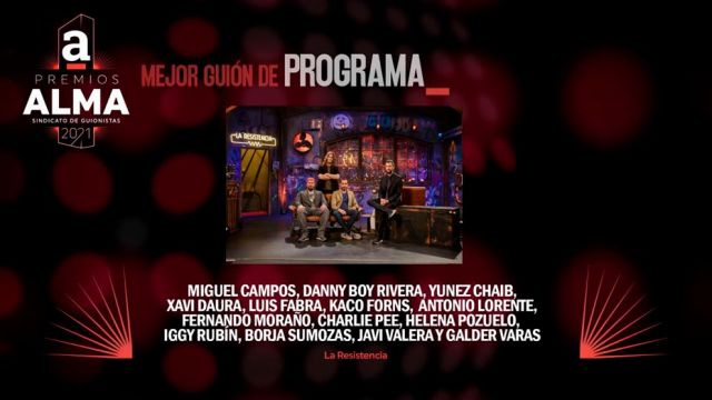 Nominación Premios Alma 'LA RESISTENCIA'